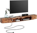 Wall Mounted Floating Wood TV Stand X548