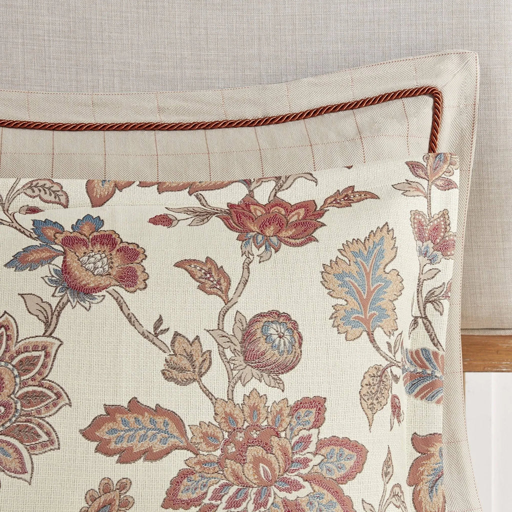 Red King Jacquard Comforter Bedding Set R84243