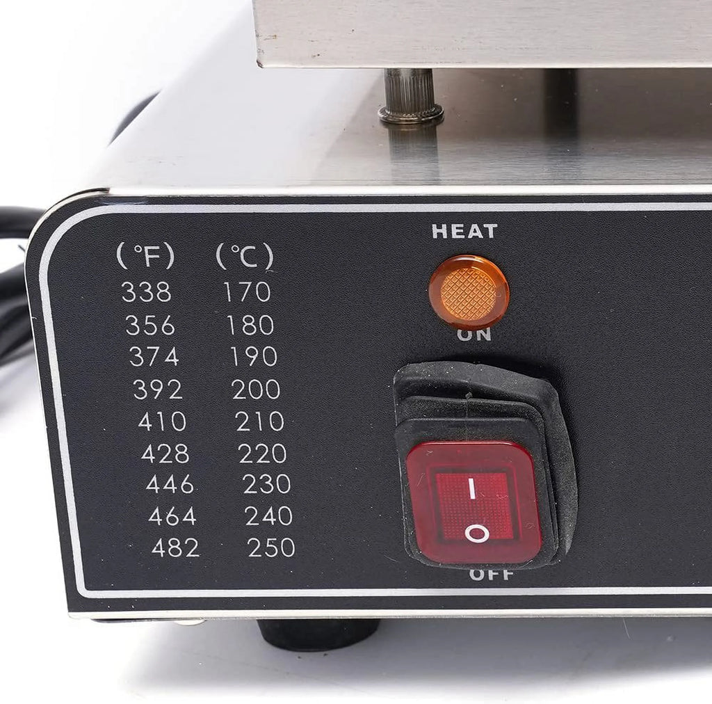 Black Stainless Steel Nonstick Waffle Maker J8804