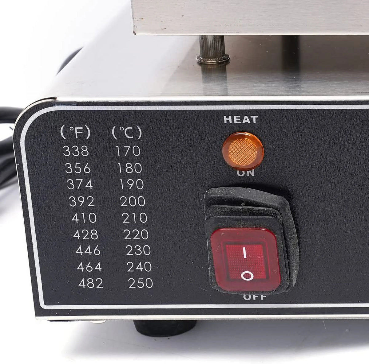 Black Stainless Steel Nonstick Waffle Maker J8804