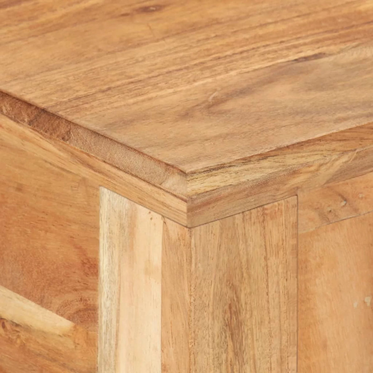 Reclaimed Wood Writing Desk with 2 Storage Drawers E338