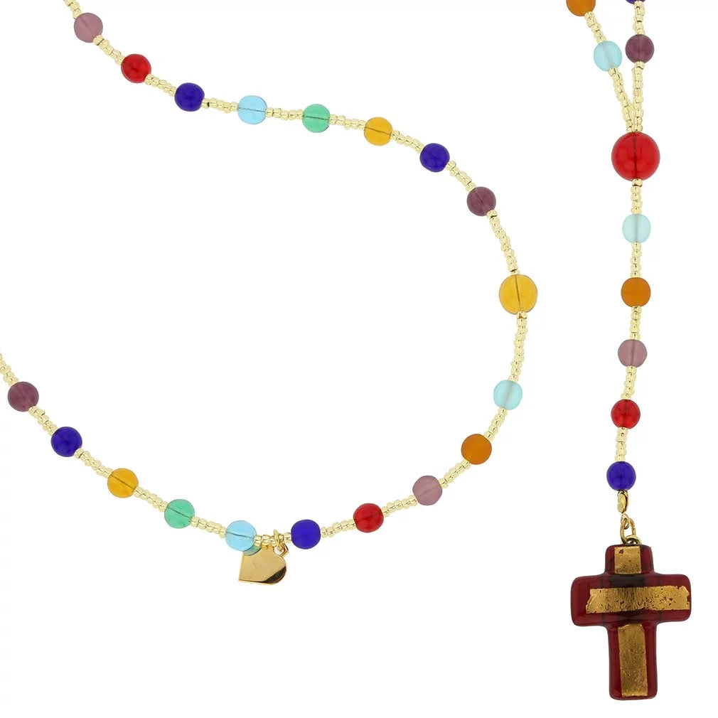 Murano Glass Rosary A678