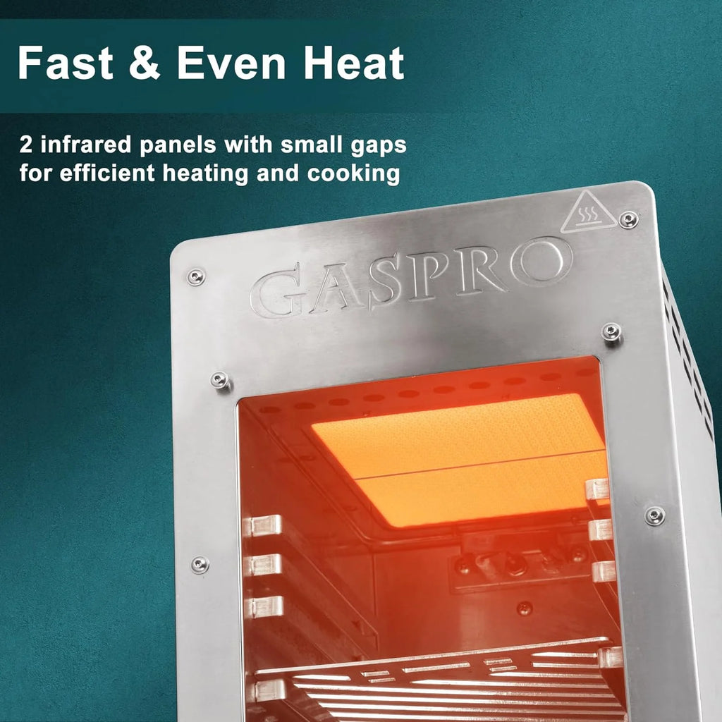1500℉ Portable Propane Gas Grill with Infrared Technology C478521