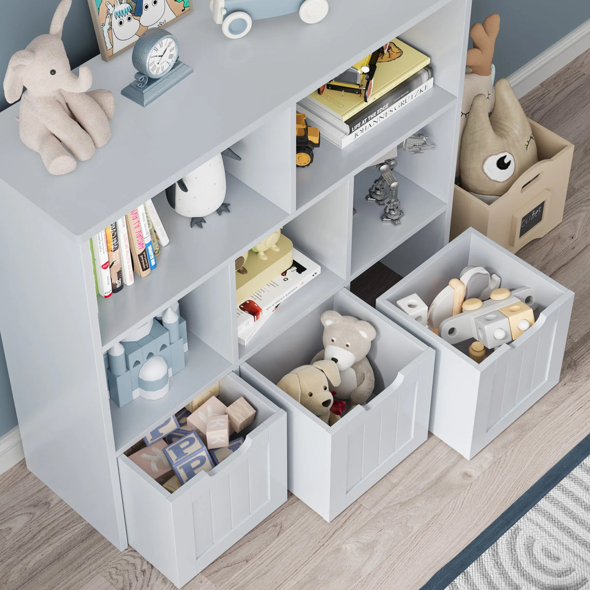 5 Cube Storage Organizer with Drawers S1912