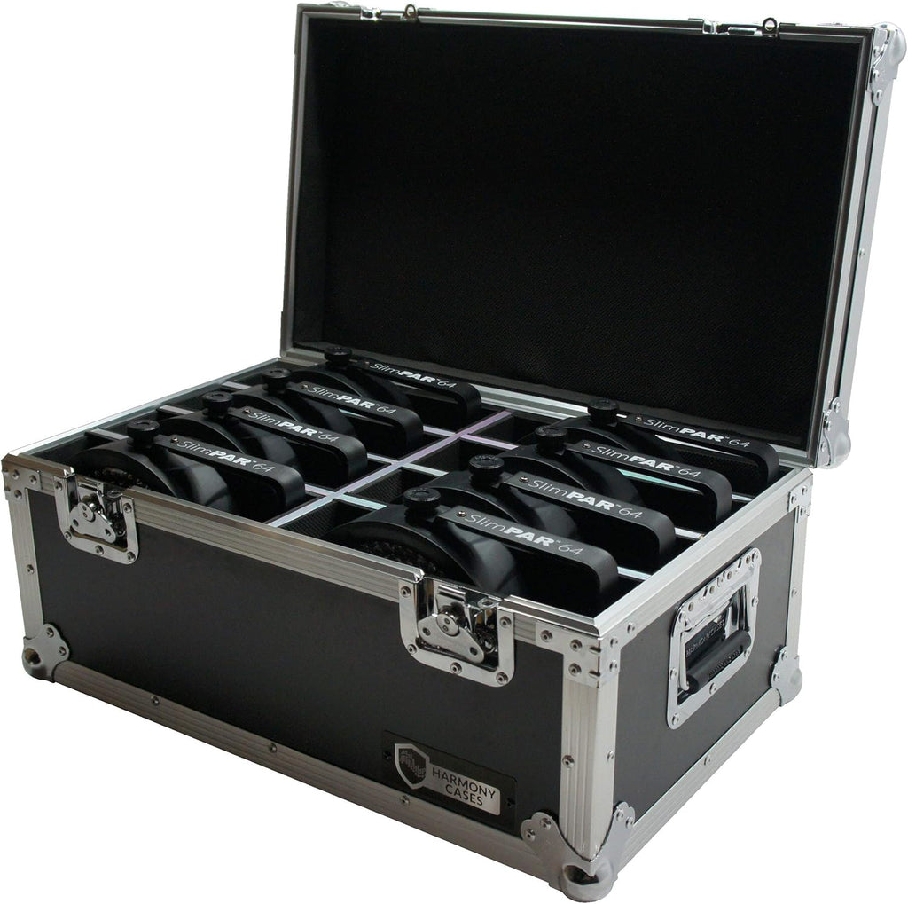 8 Space Slimpar Can Light Flight Case H8251