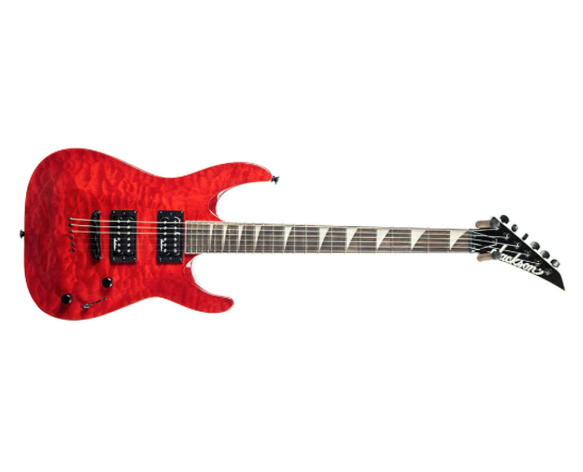 Transparent Red Arch Top Electric Guitar G24072