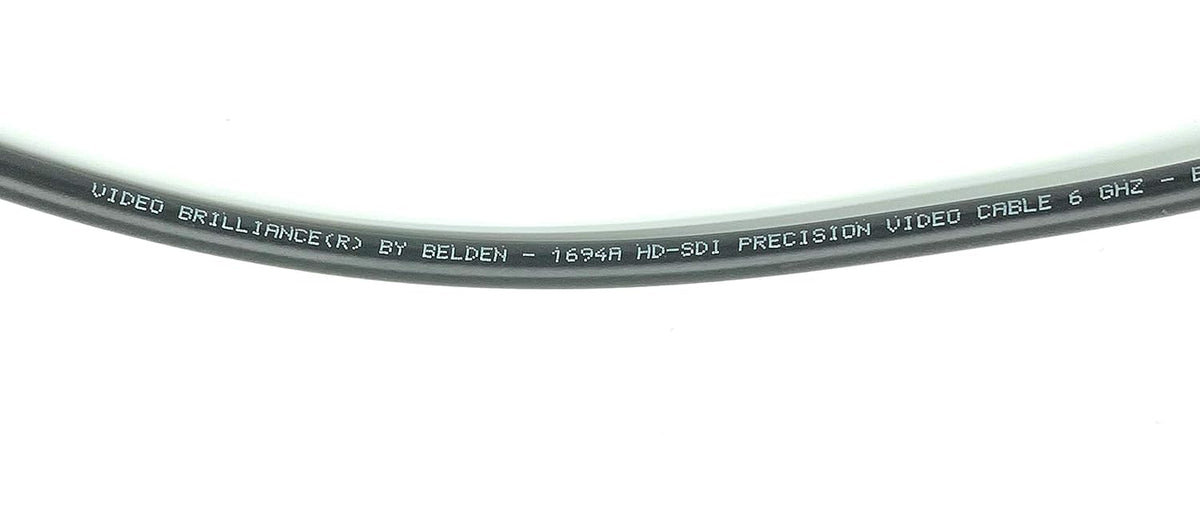 3G/6G HD SDI BNC Cable Black 50ft K2180