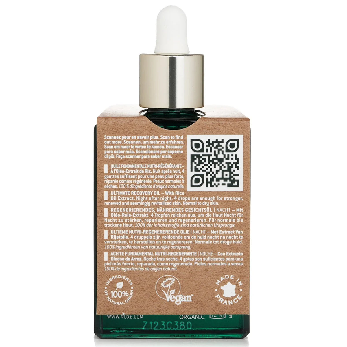 Organic Night Recovery Oil 30ml M8719