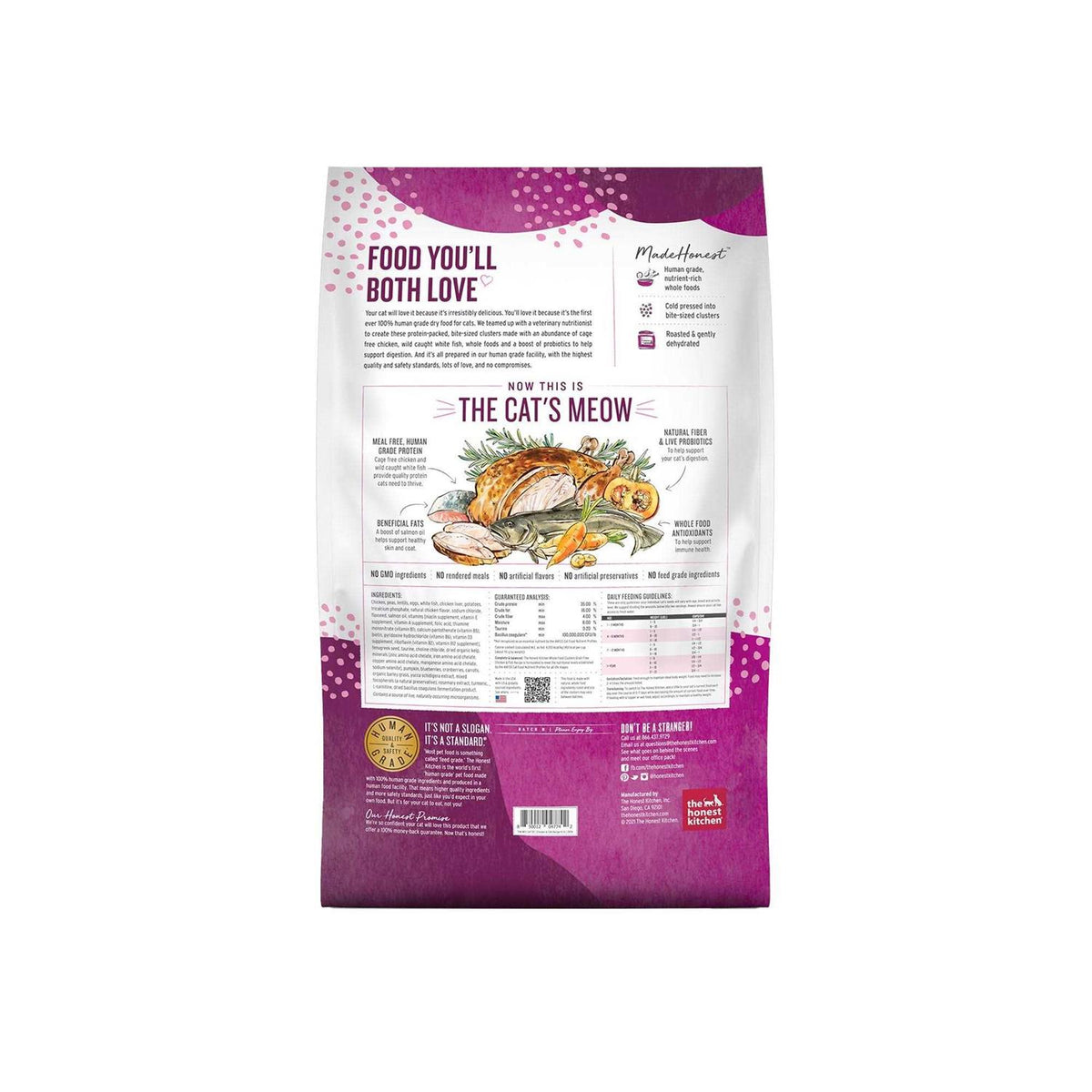 Grain-Free Chicken Fish Dry Cat Food O9704