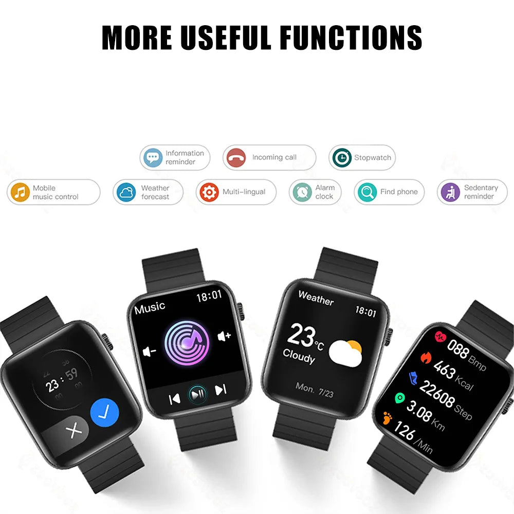 Smart Watch with LED Flashlight and Fitness Tracker U725313