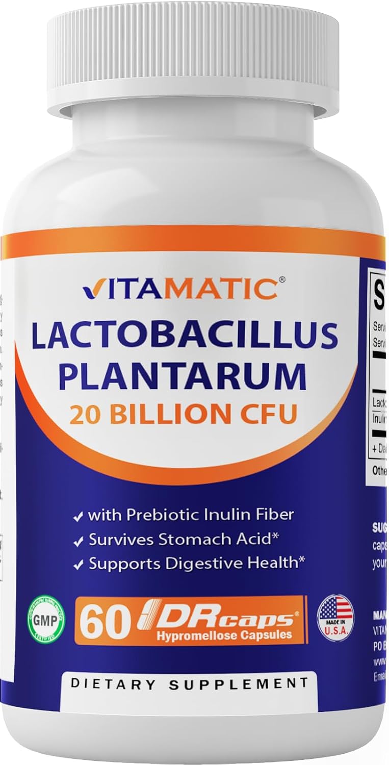 20 Billion per Capsule 60 Count Lactobacillus Plantarum DR Capsule K1711