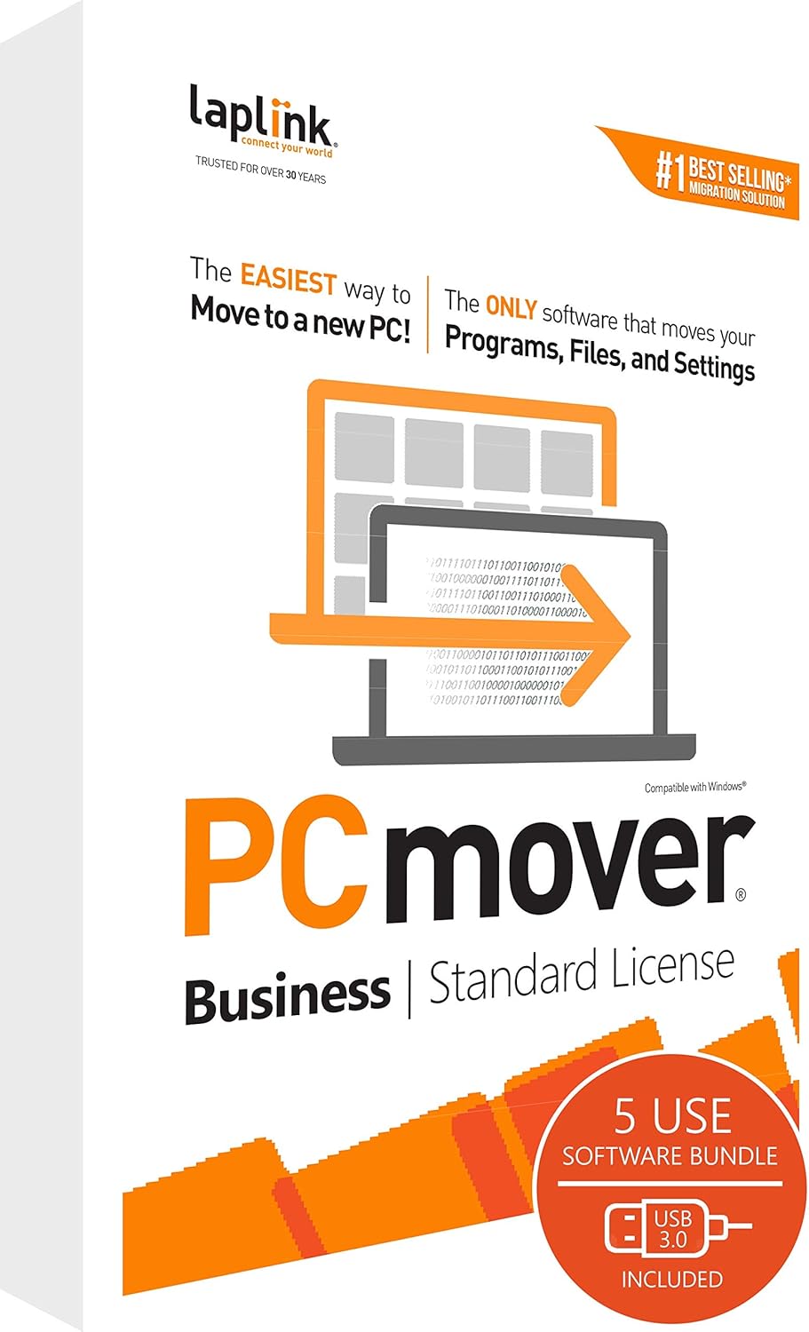 PC to PC Migration Software with 5 Use License D728