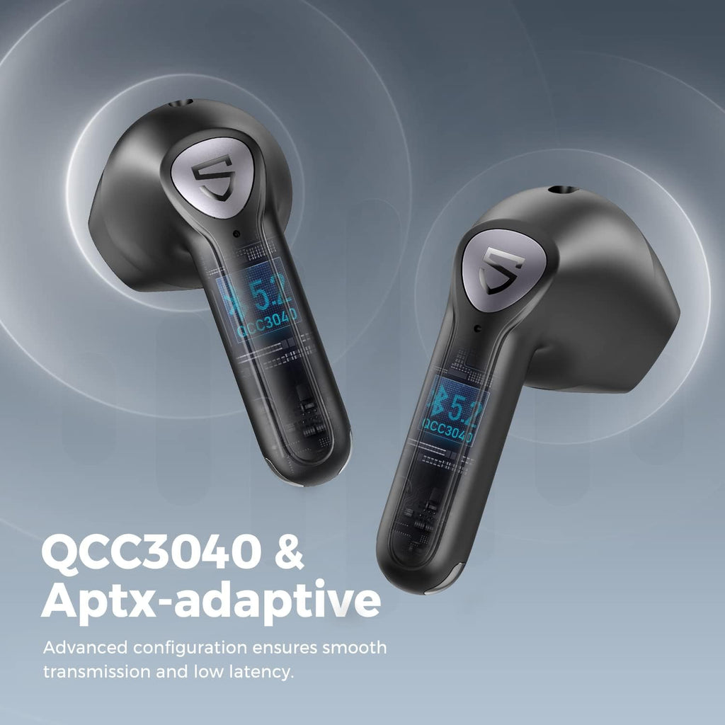 Wireless Earbuds with 14.2mm Driver, Bluetooth V5.2, Four Mic, 17.5 Hrs D528264