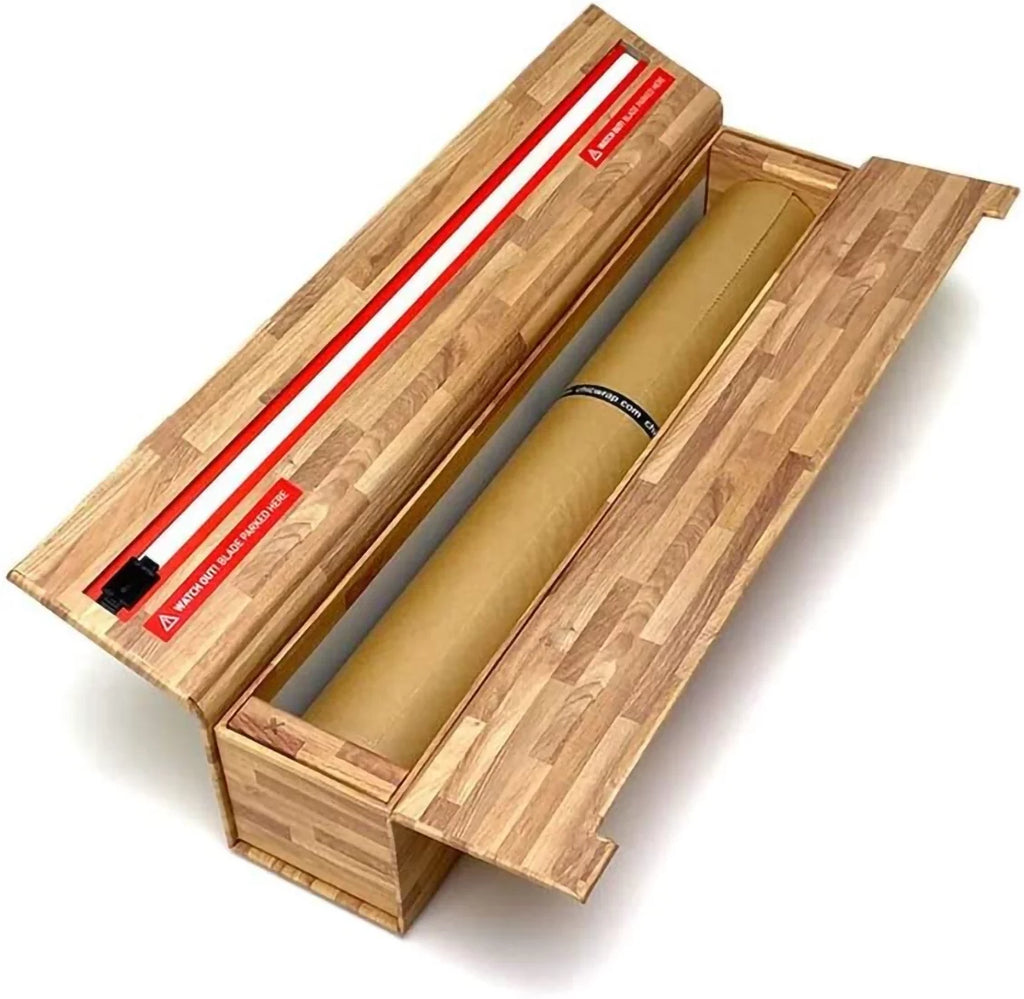 Butcher Block Parchment Paper Dispenser with 15"x 164' Roll of Culinary Parchment Paper K462214