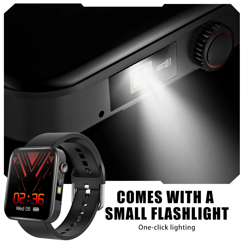 Smart Watch with LED Flashlight and Fitness Tracker U725313