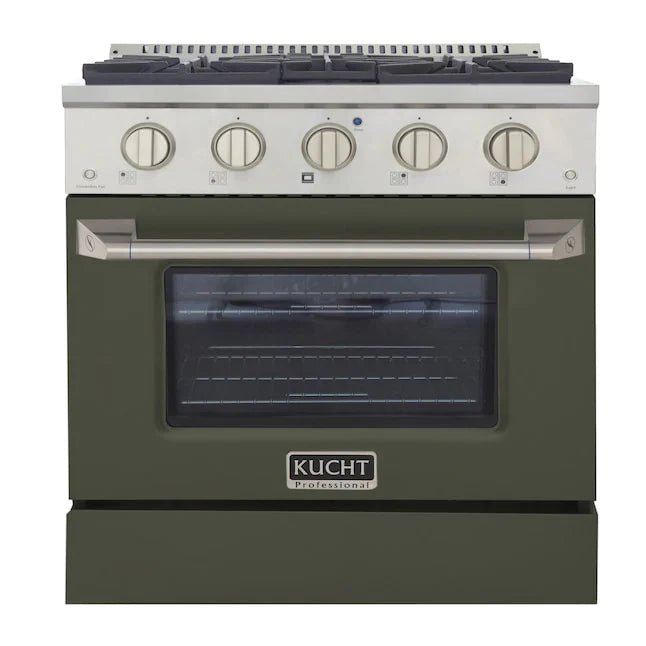 30 4.2 cu ft. Natural Gas Range Olive Green Y933592