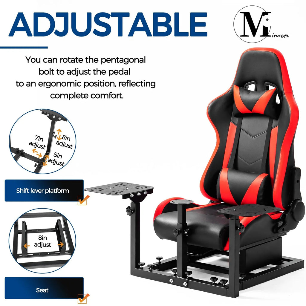 Flight Simulator Cockpit with Red Seat S597974