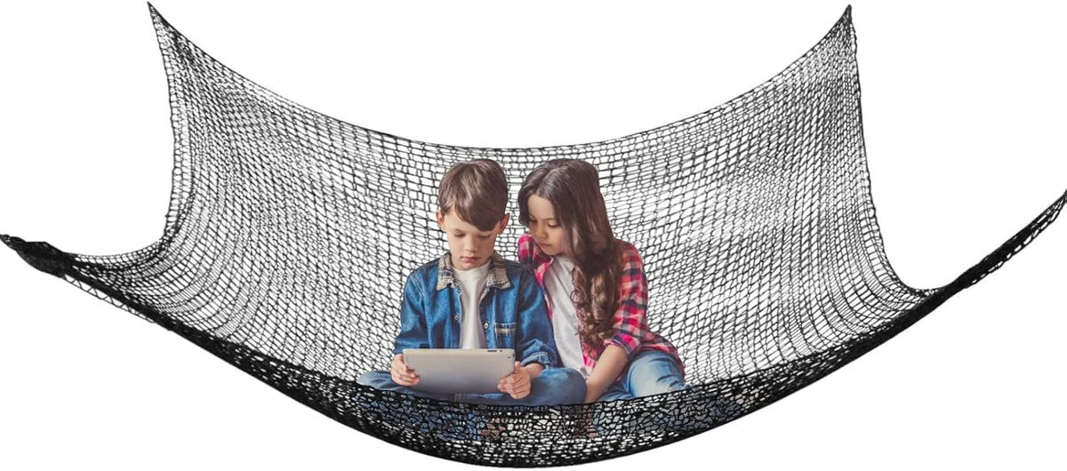 9.8X9.8 FT Kids Playground Net Heavy Duty Climbing Cargo Net D338483