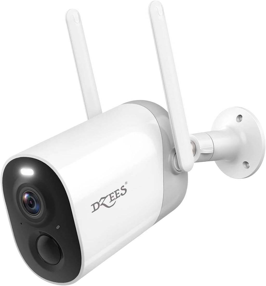 Wireless Outdoor Security Cameras with Spotlight & Siren, 1080P Battery Powered, AI Motion Detection, 2-Way Audio, Color Night Vision, IP66 Weatherproof Y614595