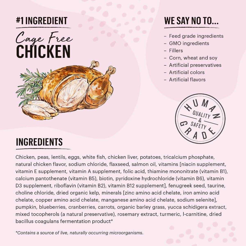 Grain-Free Chicken Fish Dry Cat Food O9704
