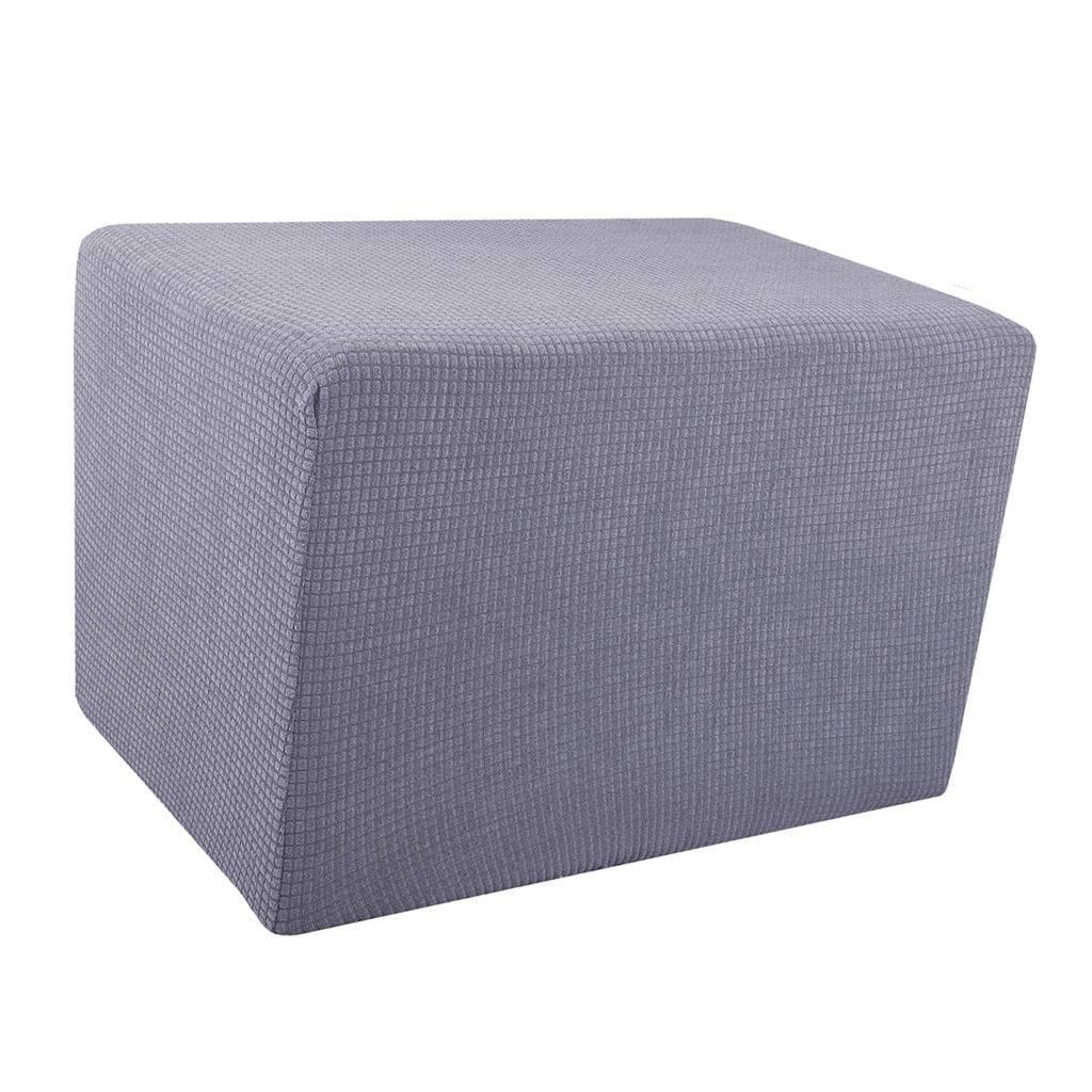 Light Grey Storage Ottoman Z469309