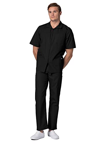 Zippered Short Sleeved Scrub Jacket P30435