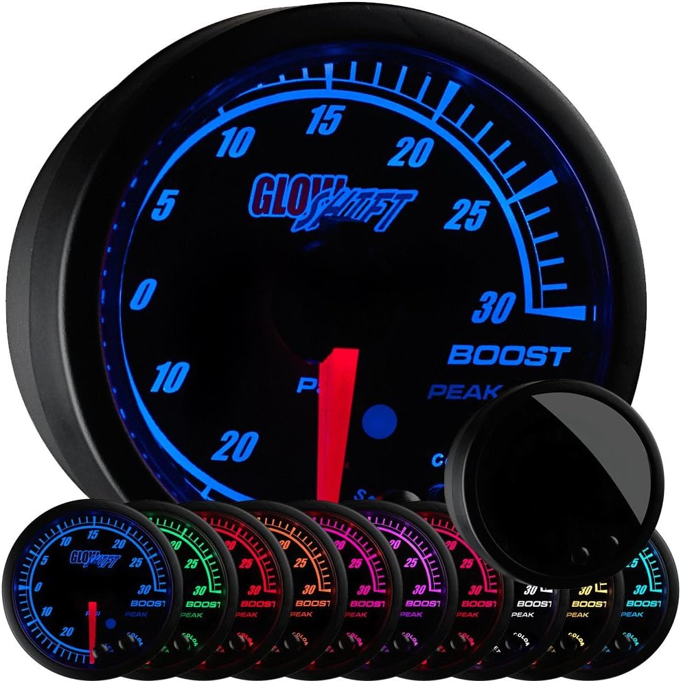 30 PSI Boost/Vacuum Gauge Kit with Electronic Pressure Sensor Q43029