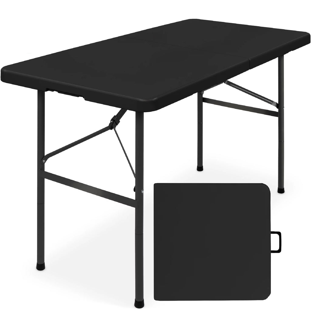 4ft White Plastic Folding Table Q81705
