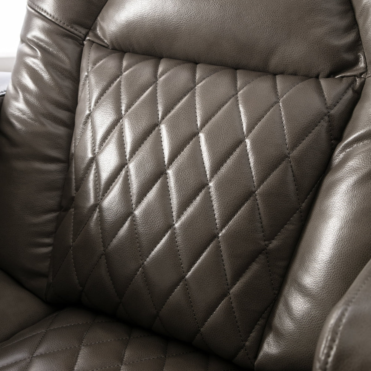 Power Motion Recliner with USB Charging Port and Hidden Arm Storage, 2 Cup Holders, 360° Swivel Tray Table F777720