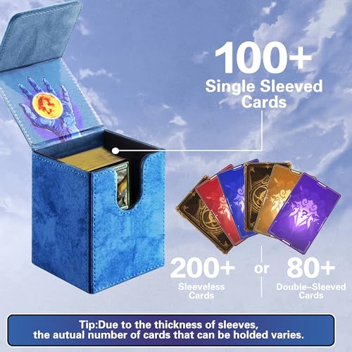 Red Trading Card Storage Box with 10 Dividers M7789