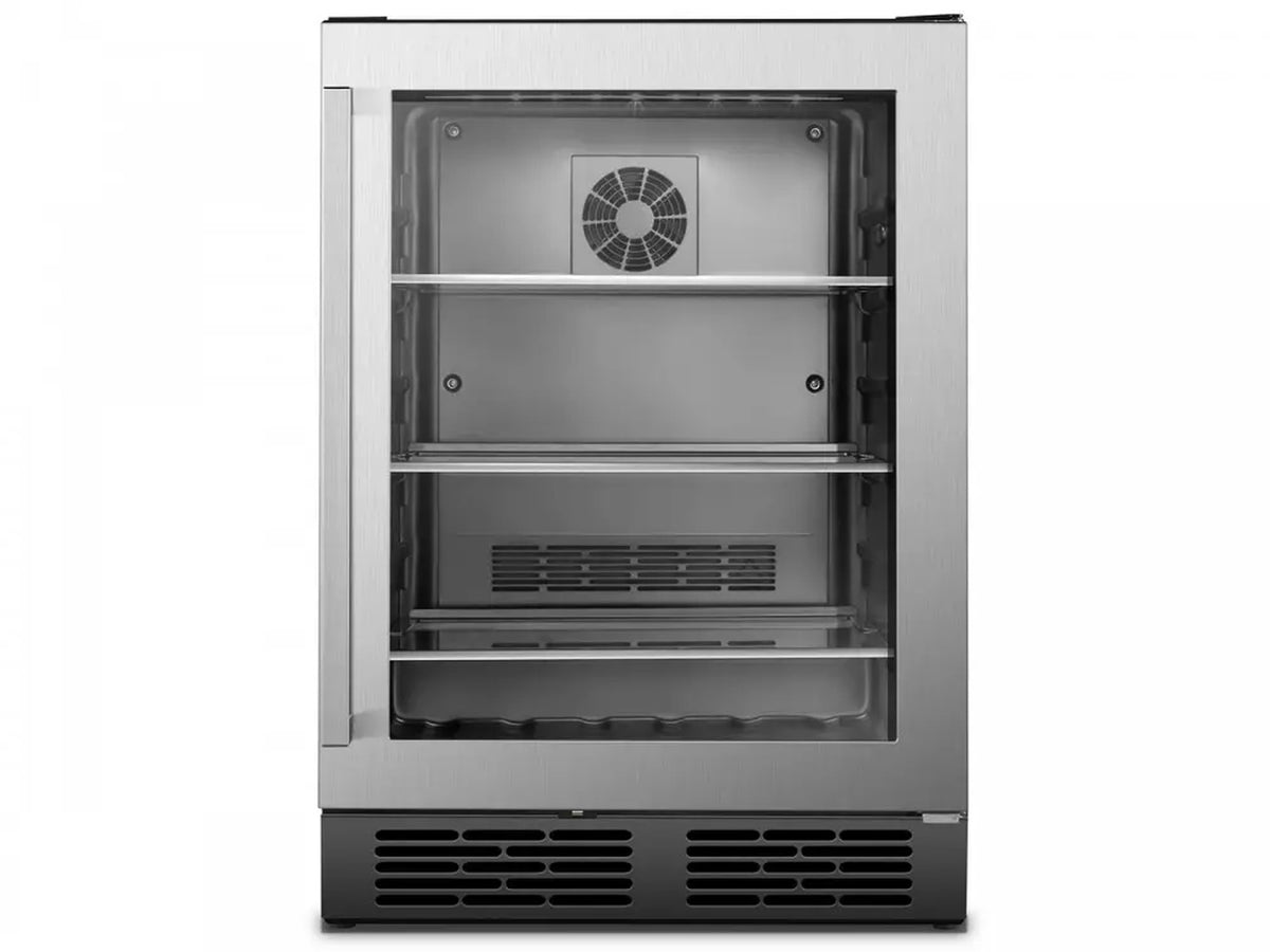 140-Can 5.4 CU. FT. Freestanding Stainless Steel Beverage Cooler E78844