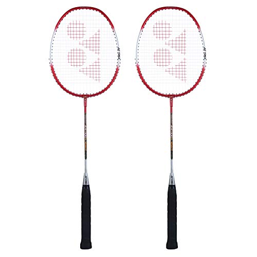 Light Aluminium Badminton Racquet Set of 2 with Full Cover J386