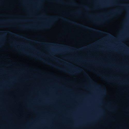 Plush Microsuede Bean Bag Sofa XL Navy V139