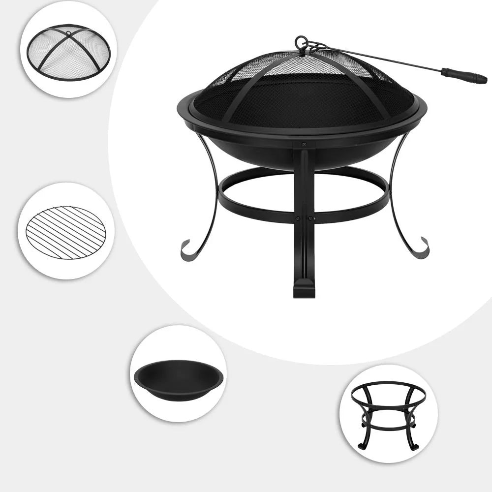 32 Outdoor Metal Fire Pit I3926