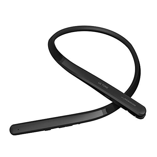 Black Wireless Bluetooth Neckband Earbuds I643396