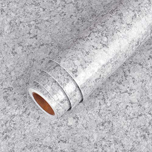 15.8"x276" Glossy Granite Contact Paper F2372