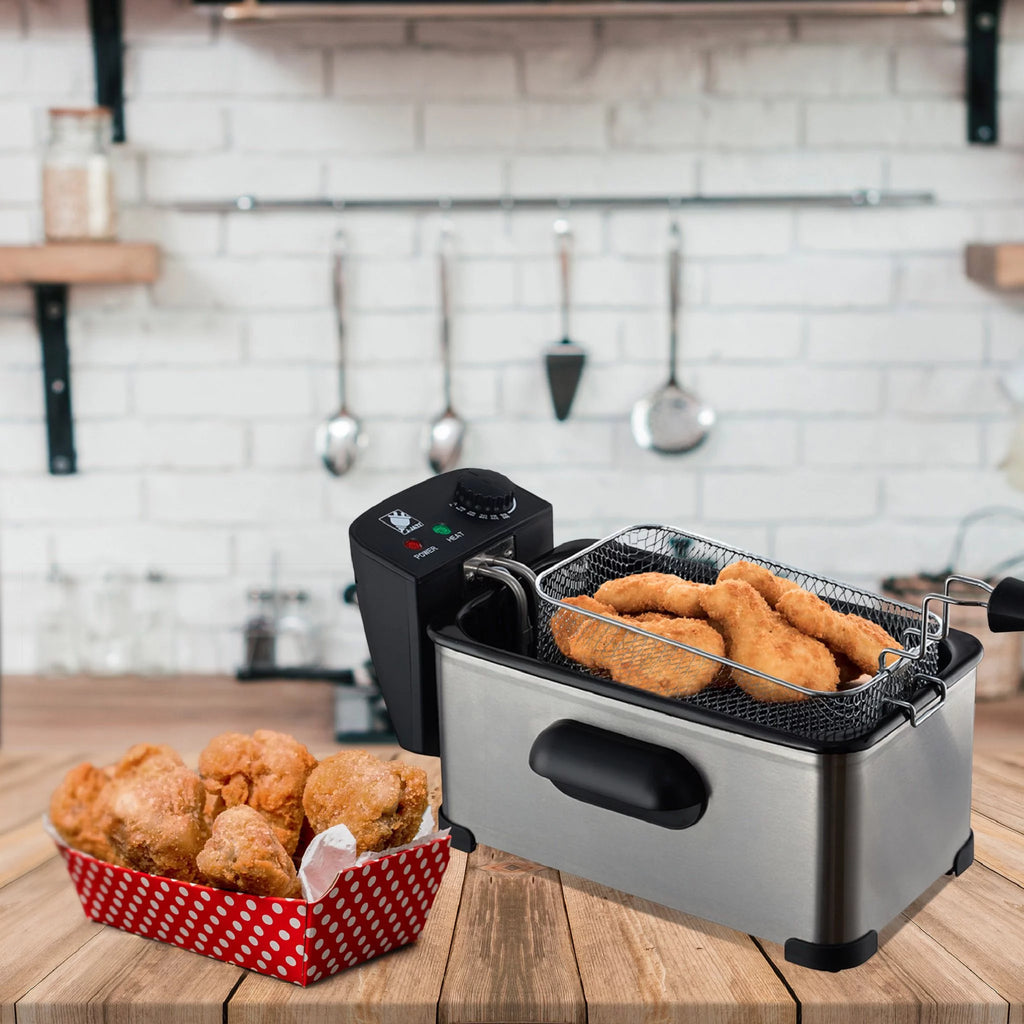 Stainless Steel Deep Fryer with Basket S5003