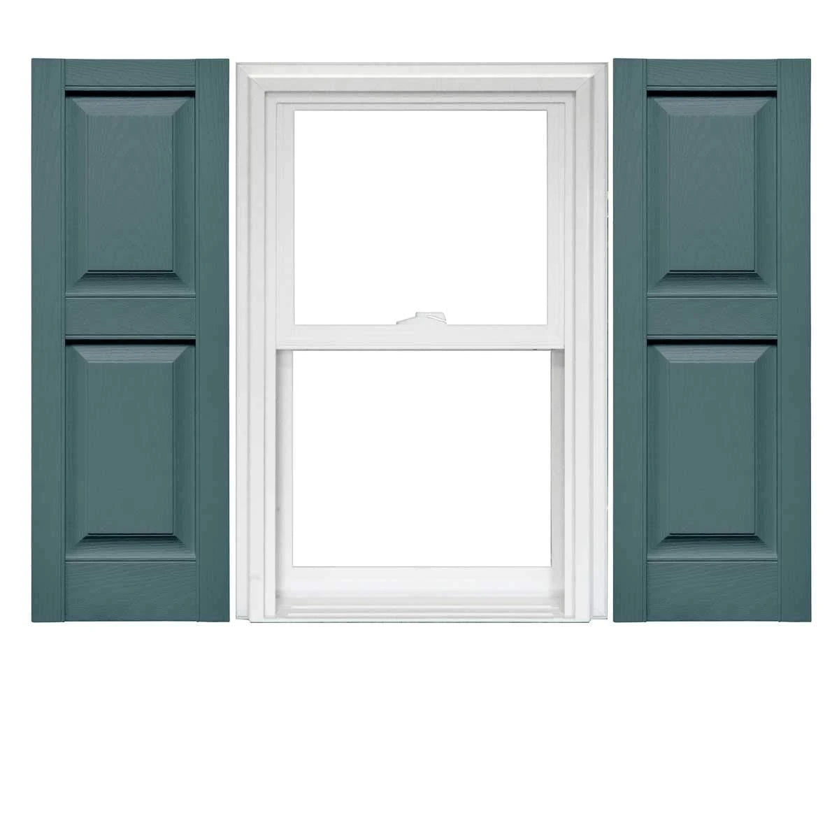 Vinyl Raised Panel Shutters 1 Pair 14.75 x 47 A9952