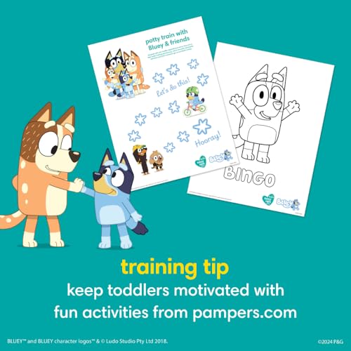 Bluey Potty Training Pants 3T-4T 124 Count D459965