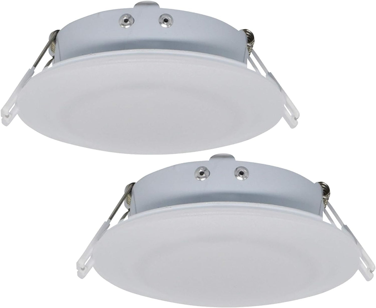 4.5Inch LED RV Puck Light Full Aluminum Recessed Ceiling Lights Pack of 6 A85047