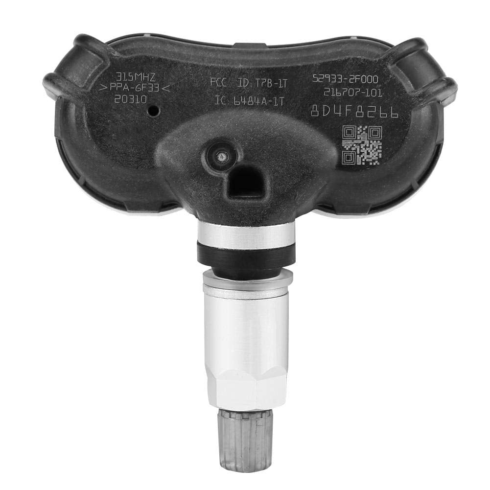 4pcs Car TPMS Tire Pressure Sensor Black Silver V466333