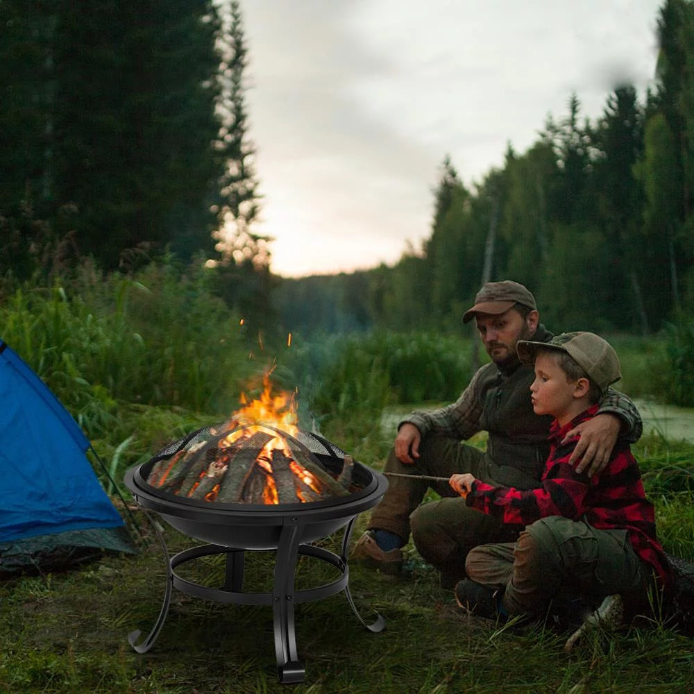 32 Outdoor Metal Fire Pit I3926