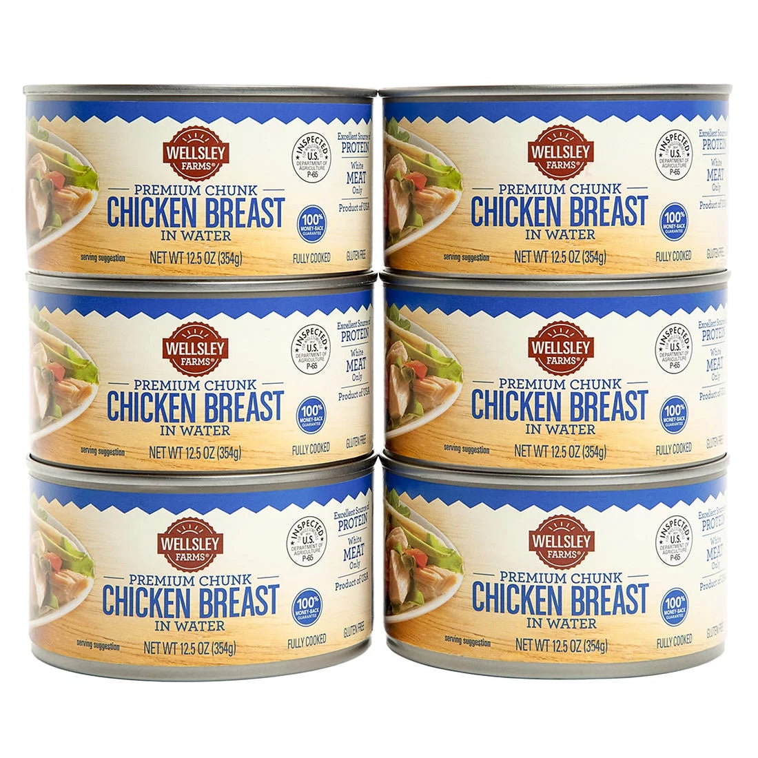 Chunk Chicken Breast in Water 6 Ct. 12.5 oz. N536554
