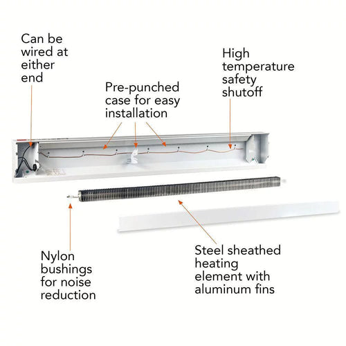 240V 8' Base Electric Heater C839