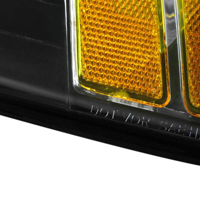 2000 Ford Mustang Black Euro Headlights V1012