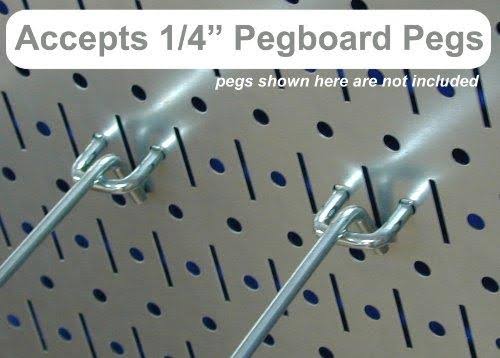 Green 4ft Metal Pegboard Tool Storage Kit with Blue Accessories L732664