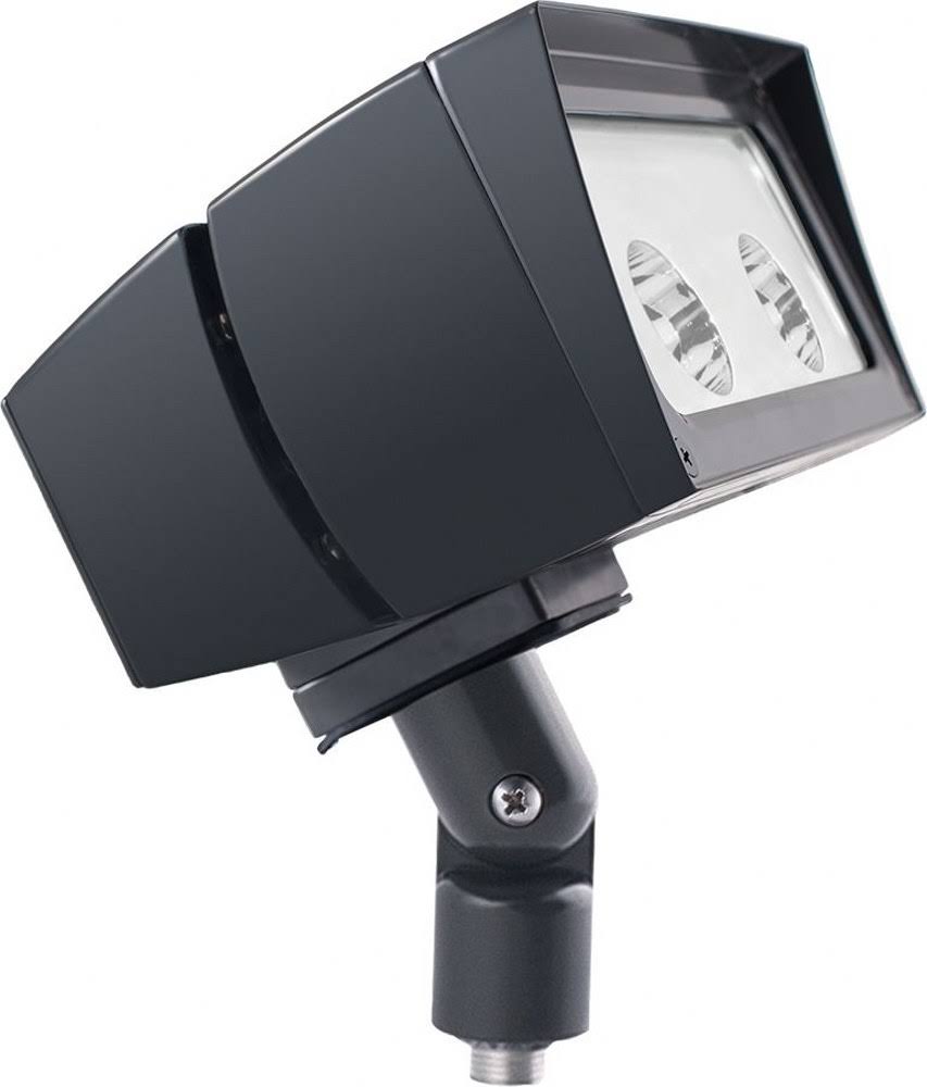 Future Flood 39W LED Warm Arm Dimmable 4x4 Bronze G996