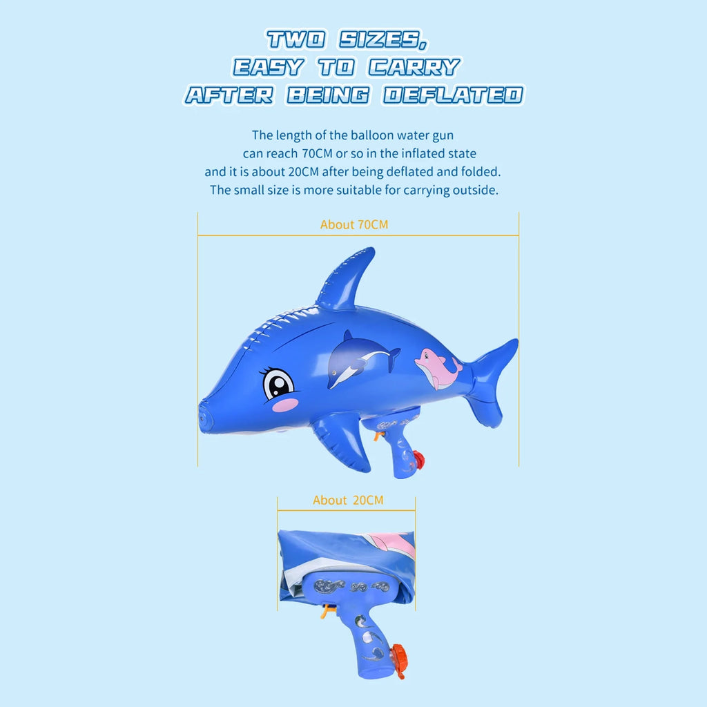 Blue Dolphin Inflatable Animal Shaped Hammer M344648