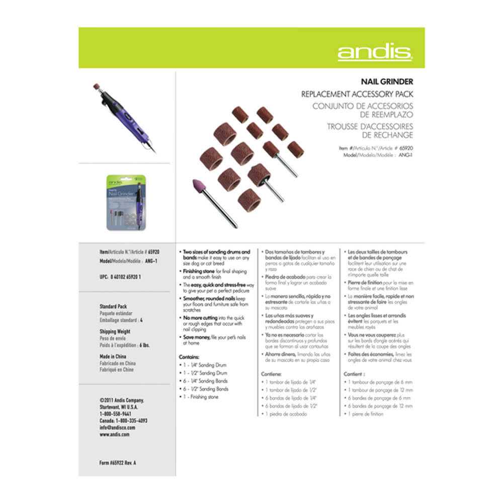 Nail Grinder Accessory Pack V40700