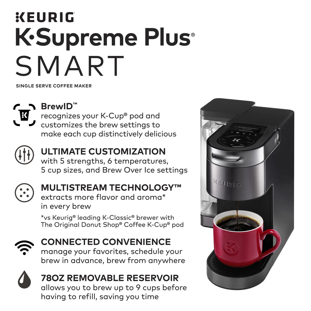 Black Single Serve K-Cup Pod Coffee Maker T6724